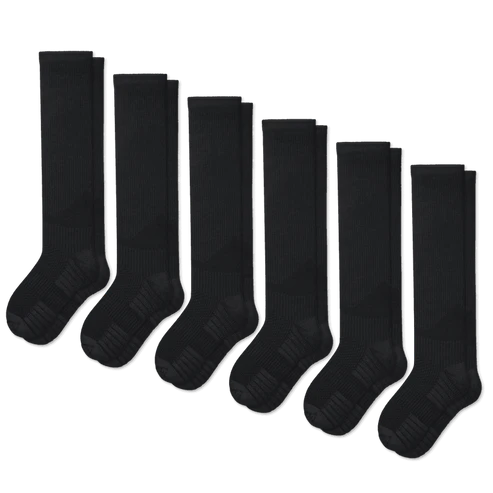 X6 Calze a Compressione Nere