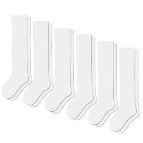 X6 Calze a Compressione Bianche