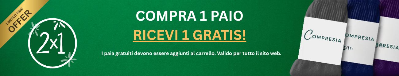 Offerta speciale: compra 1 paio, ricevi 1 gratis